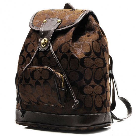 Coach Classic In Signature Medium Coffee Backpacks CBL | Coach Outlet Canada - Click Image to Close